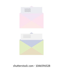 pastel envelope icon