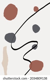 Vector de conjunto femenino pastel Memphis fondo. Diseño de dibujo abstracto. Pincel Ilustración moderna. Patrón de belleza de elementos desnudos.