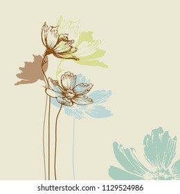 Pastel floral bouquet