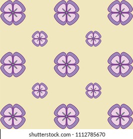 Pastel Floral pattern. Seamless vector texture. Elegant template for fashion prints. Printing with very small colorful flowers. Ultraviolet.