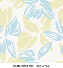 Pastel Floral seamless pattern background for fashion textiles, graphics, backgrounds and crafts