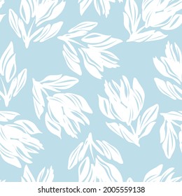 Pastel Floral seamless pattern background for fashion textiles, graphics, backgrounds and crafts