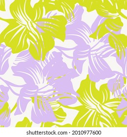 Pastel Floral seamless pattern background for fashion textiles, graphics, backgrounds and crafts