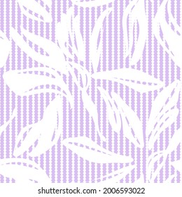 Pastel Floral seamless pattern with striped background for fashion textiles and graphics