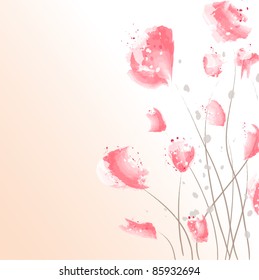 Pastel flower background