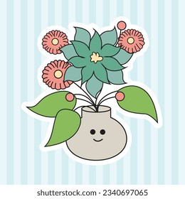 pastel flower vector illustration design