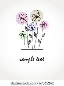 Pastel flowers