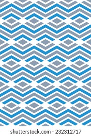 Pastel geometric art seamless pattern, vector mosaic colored interweave background. Symmetric illusive artificial backdrop.