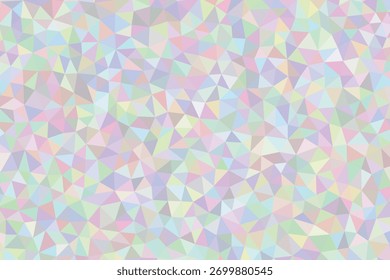 Fondo geométrico pastel bajo estilo poli triángulo mosaico elegante diseño