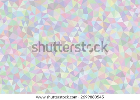 Pastel geometric background low poly style triangle mosaic elegant design
