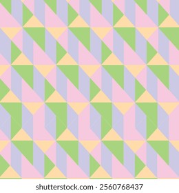  Pastel geometric background print Seamless 