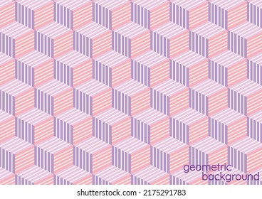 pastel geometric background vector design