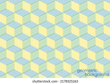 pastellfarbener geometrischer Hintergrund, Vektordesign