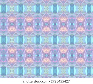 Pastel geométrico caleidoscópio padrão fundo com abstrato, simetria, cristal, textura, design repetitivo.