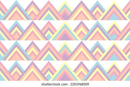 Pastel Geometric pattern seamless colorful Aztec style. Ethnic Moroccan pattern. Aztec pattern. Ethnic Native design. Aztec geometric pattern design for fabric textile. pillow case, carpet cover. geo.