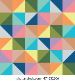 pastel geometric pattern swatch. mis century modern seamles pattern print. 