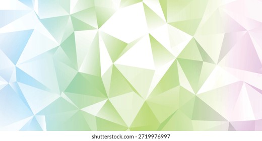 Fondo geométrico pastel del polígono con el gradiente suave para los proyectos modernos del diseño