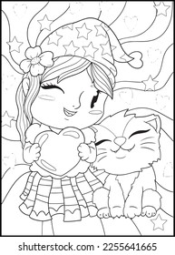 Pastel Goth Chibi Girls Coloring Pages