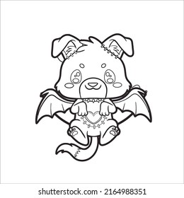 Pastel Goth Coloring page for all ages