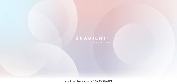 Fundo abstrato do gradiente do pastel com linhas geométricas curvas