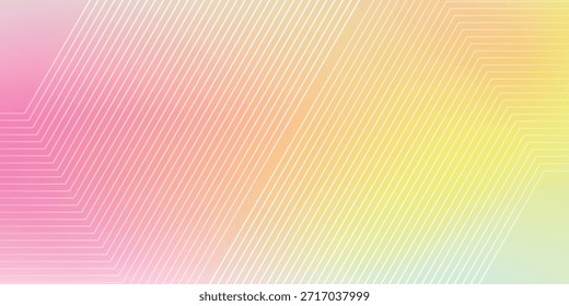 Gradiente Pastel Abstractas De Líneas Geométricas Blancas Que Crean Un Fondo Digital Moderno Para Proyectos Creativos Y Diseño Visual eps10