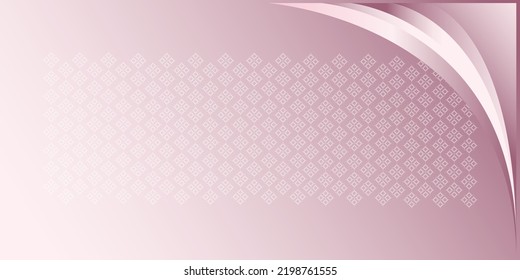 Pastel gradient background consisting of ribbons and elegant Thai fabric patterns for social media or backdrops.