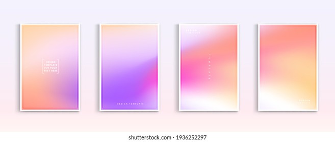 white Vector banners gradient
