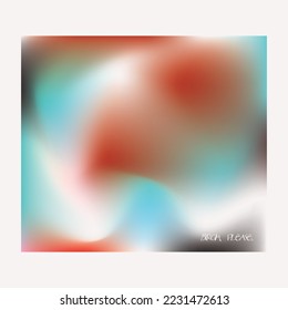 Pastel gradient backgrounds vector set. Soft tender blue, red, grey gradients. Light pale color abstract background for app,web design banners, greeting cards etc with Christmas text