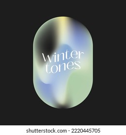 Fondo de gradiente pastoral en tonos de invierno gradientes de colores vivos. Fondo abstracto de color claro claro para aplicación, diseño web, páginas web, banners, tarjetas de felicitación, etc con texto