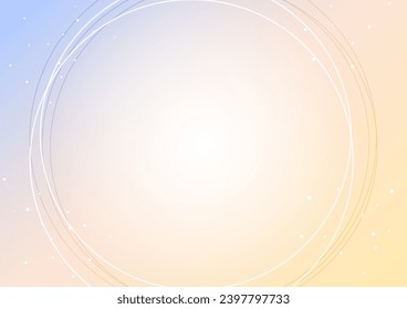 Pastel gradient circular image background