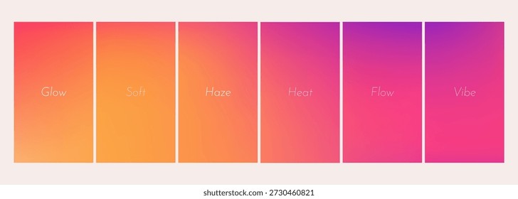 Fondo de color degradado pastel con un fondo de puesta de sol de gradación roja, naranja y rosa para un aura cálida en blanco. Este concepto de Fondo de pantalla rosa ofrece un amanecer tranquilo y borroso a través de un simple,.
