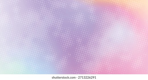 Fondo semitono degradado pastel con puntos suaves y textura de brillo cálido