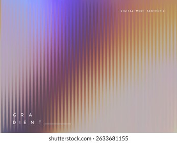 Pastel gradient mesh background with vertical stripes and smooth transitions. Abstract vector design for web, branding, posters, digital art, and modern creative projects.