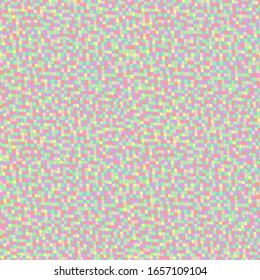 Pastel gradient mosaic. Сhaotic mosaic texture. Abstract background with geometric design. Square pattern. Vector mosaic background. Seamless pattern. Follow other mosaic patterns in my collections. 