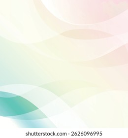 Pastel Gradient Wavy Background Soft Abstract Design