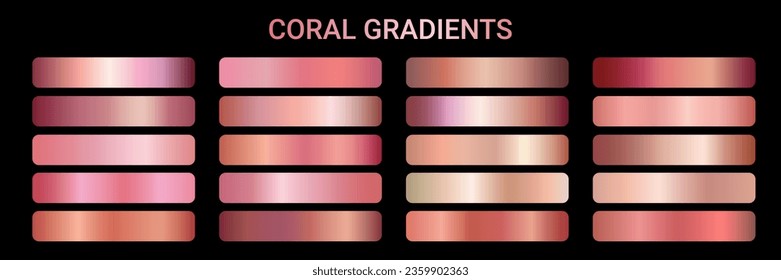 palette swatch pink gradients