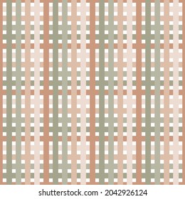 Pastel green and brown lines seamless pattern vector, abstract seamless pattern design, earth tone, natural color, lines repeat pattern, backdrop, seamless background, wrapping paper pattern.