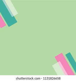 Pastel green color vector background.