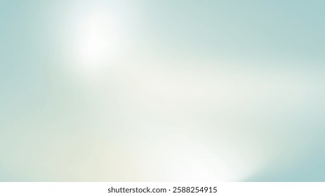 pastel Green gradient background, with blurred style, soft gradation, vector wallpaper.