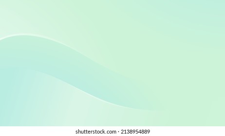 abstract wave green presentation