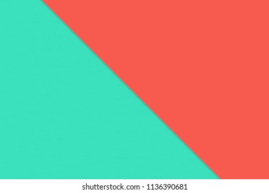Pastel green and red background with copy space paper design for your business. Vector illustration eps 10.