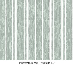 Pastel green wooden textured flooring background Delicate hand painted stripes with grunge texture. Vector abstract noisy striped background.