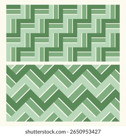 Pastel verde tecido Stripe padrão em layout vertical e diagonal para tecido sazonal, presente Wrap, e design de fundo