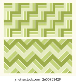 Pastel verde tecido Stripe padrão em layout vertical e diagonal para tecido sazonal, presente Wrap, e design de fundo
