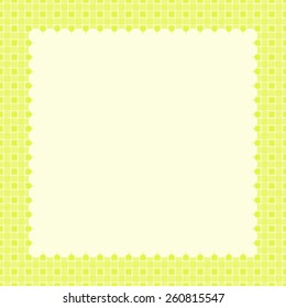 Pastel greeting card for holiday. Vector image.