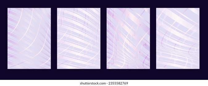 Pastel halftone gradient  placard templates set with line . Blue, pink, purple, violet, pastel gradient background.  Applicable for brochures, flyers, banners, covers, notebooks, book and magazine.