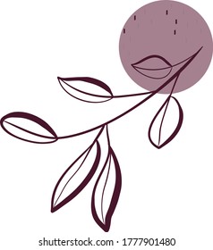 Pastel hand drawn floral for highlight story covers in social media. Abstract Modern elements and icons can use in your blog or website.