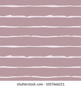 Pastel handrawn lines on violet background. Art seamless pattern