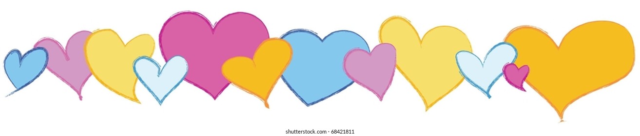 Pastel Hearts