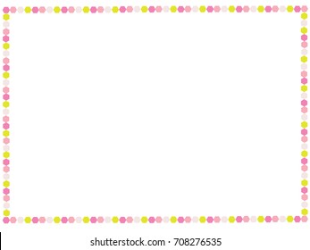 Pastel Hexagon Tile Border Stock Vector (Royalty Free) 708276535 ...